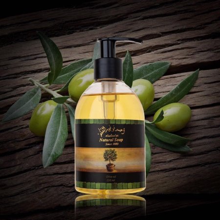 صابون سائل من زيت الزيتون والمكونات الطبيعي 250ML